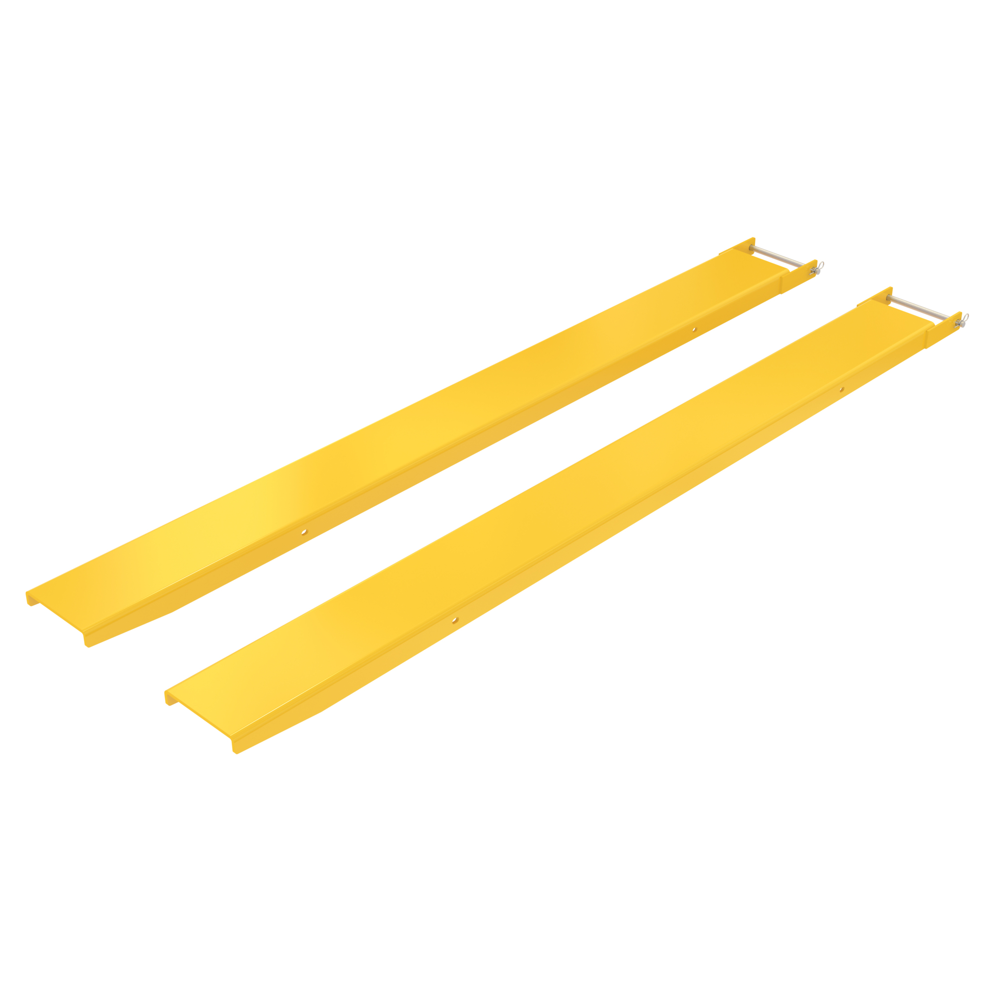 Vestil Pin Style Fork Extension - 7.5in. x 90in., 4000-Lb. Load Capacity, Steel, Model# FE-7-90-P